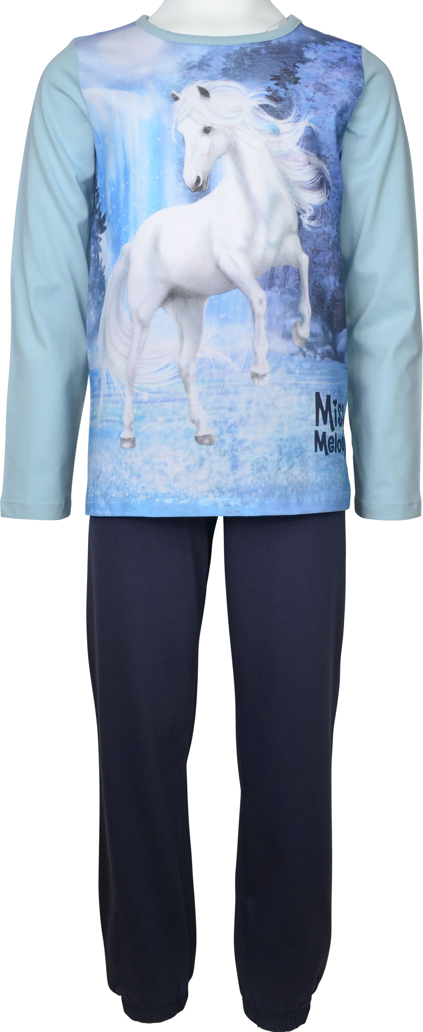 Miss Melody Pyjama long sleeve DREAM HORSE lavender fog shop online at