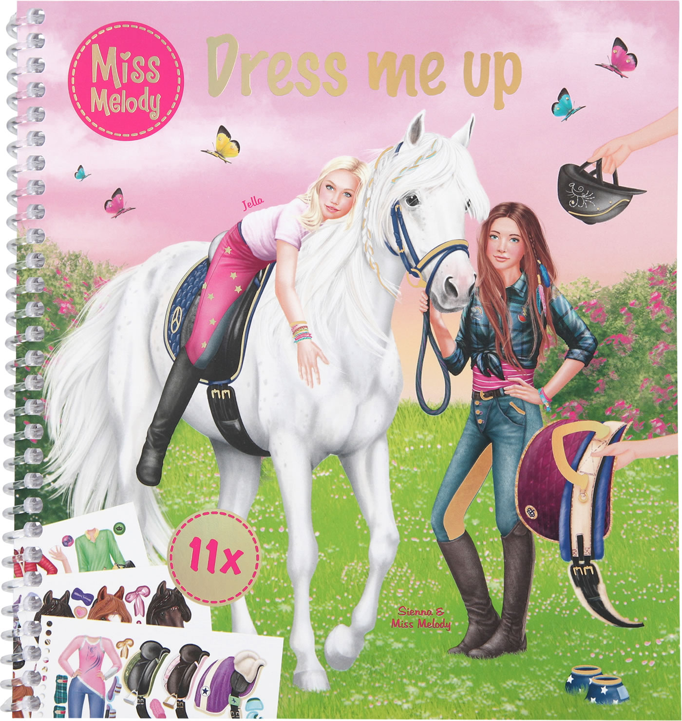 Stickerbuch Miss Jella me Sienna Dress up kaufen & Melody