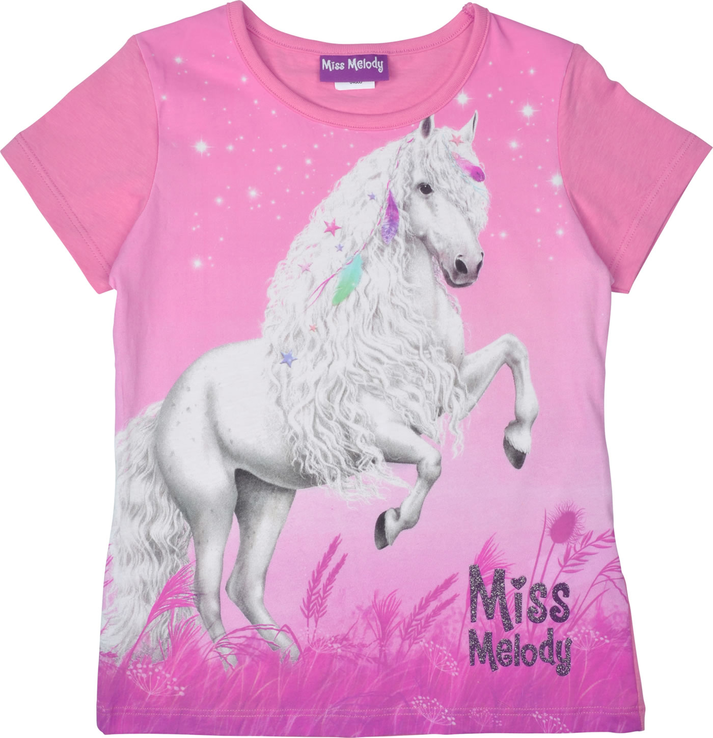 rosa pink Miss Melody M/ädchen T-Shirt