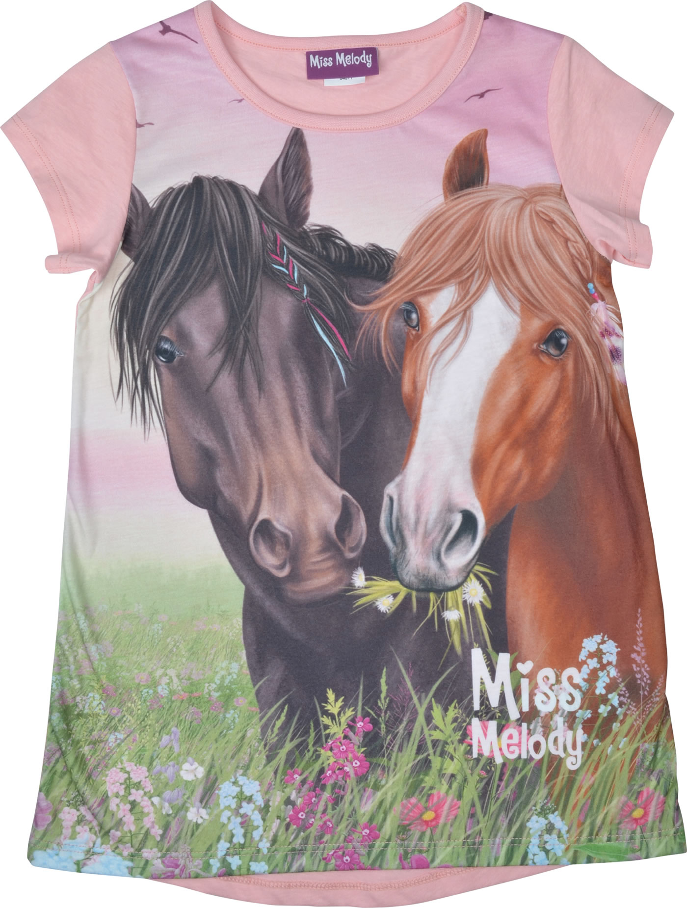 Miss Melody T-Shirt Kurzarm ZWEI PFERDE candy pink kaufen