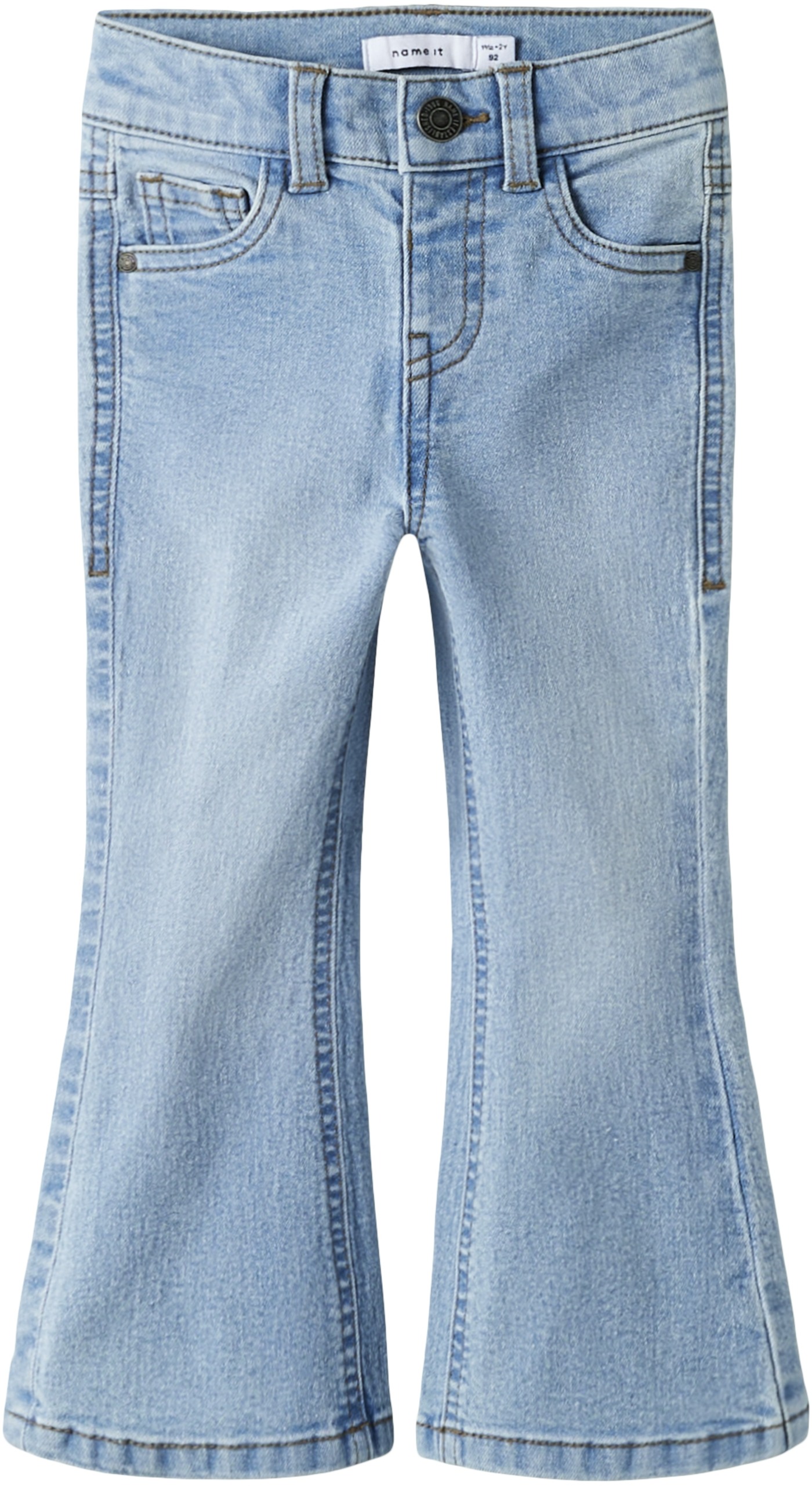 Name it Bootcut-Fit-Jeans aus Baumwolle NKFPOLLY - Light Blue Denim - 110