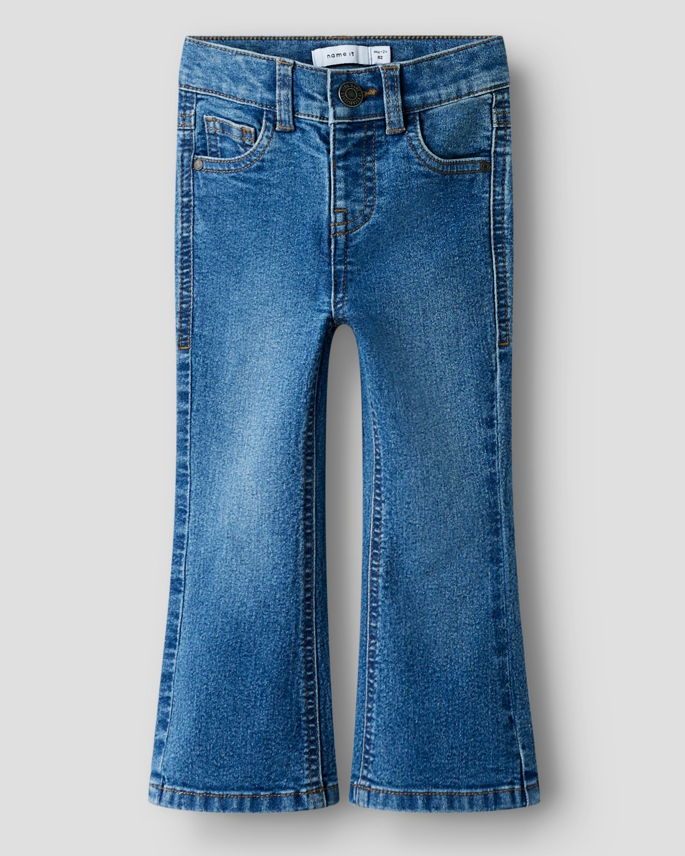 Name it Bootcut-Fit-Jeans aus Baumwolle NKFPOLLY - Medium Blue Denim - 128