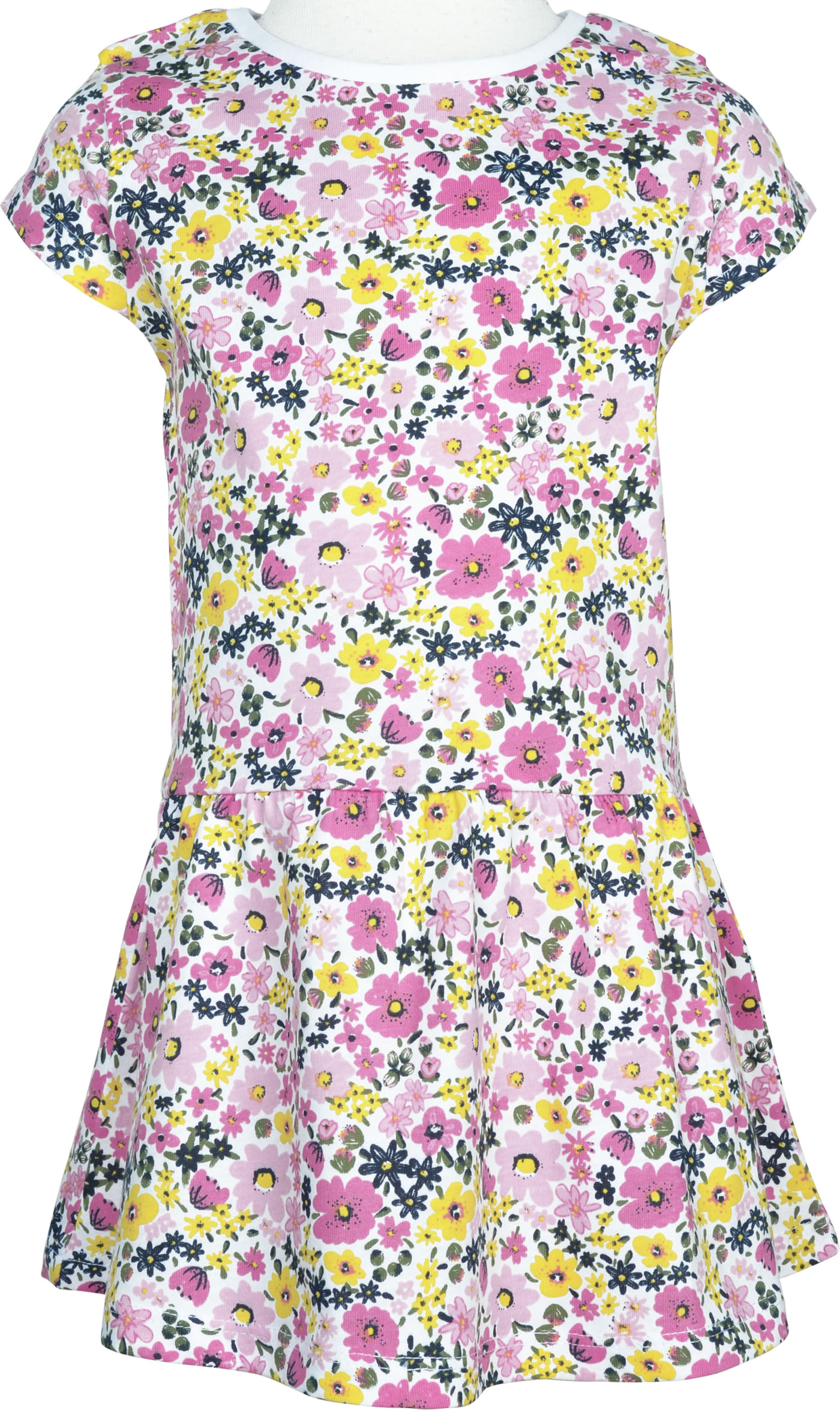 NAME IT NMFVILONE CAPSL Dress Set H1 Vestito, Double Cream/AOP:Toucan, 104 Bambina