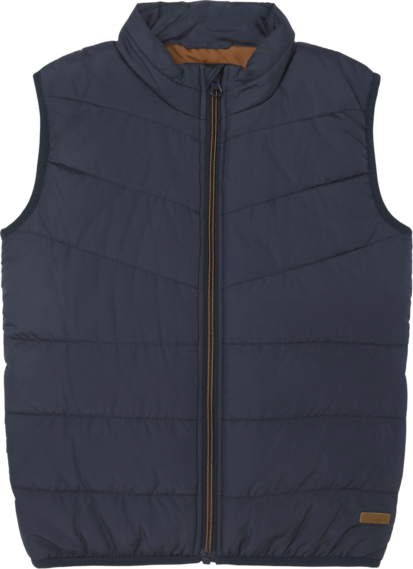 VILA VIRIL-NOOS - Vest - arrowwood dark melange/geel
