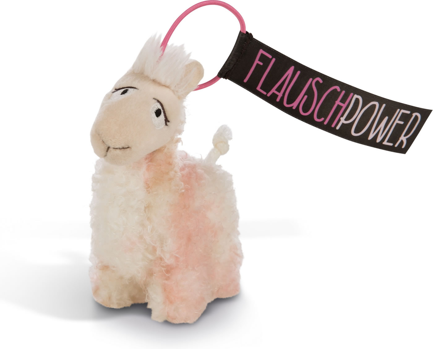 NICI LED-Plüsch-Licht Lama Flokatina – 9 Cm, Mit Druckknopf Am Bauch, Als Handtaschen- Oder Schlüssellicht