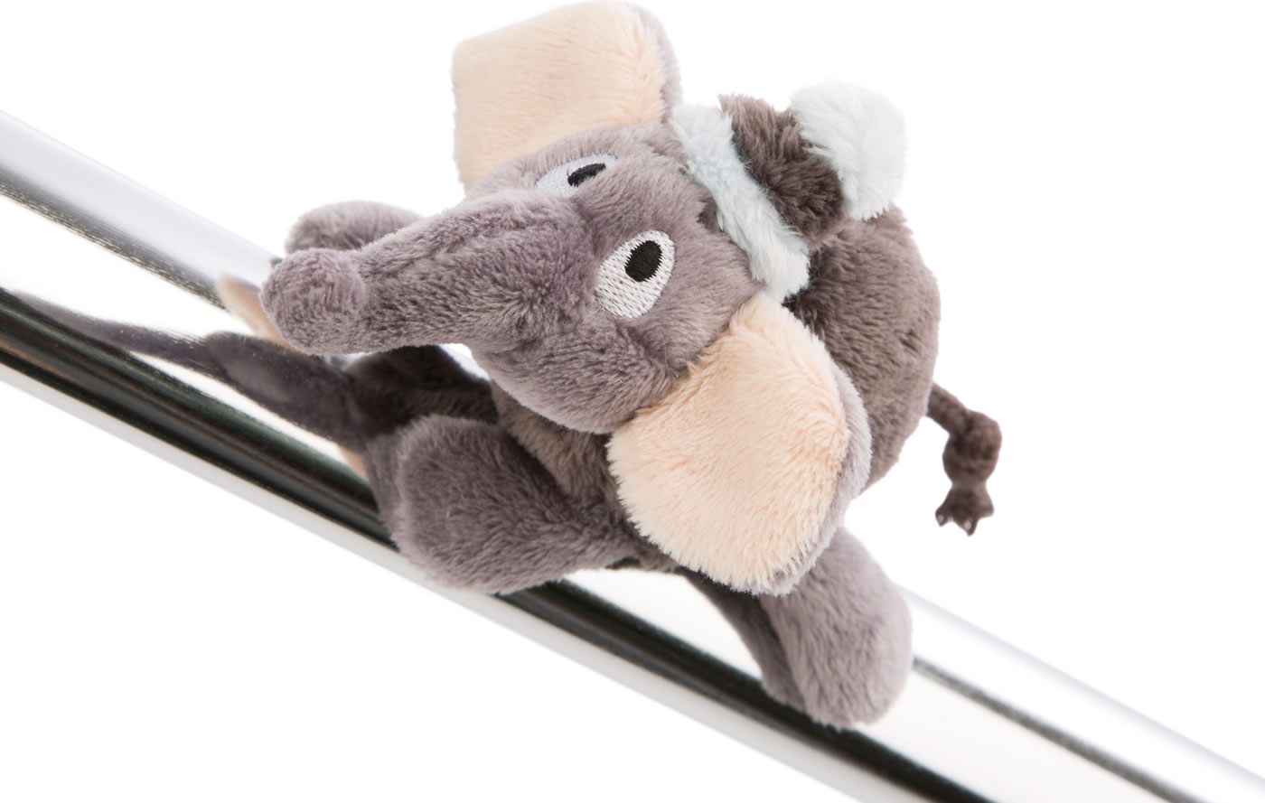 NICI MagNICI Love Elefant, Hellgrau, 12 Cm – Kuscheliger Magnet-Elefant Für Kühlschrank & Metall