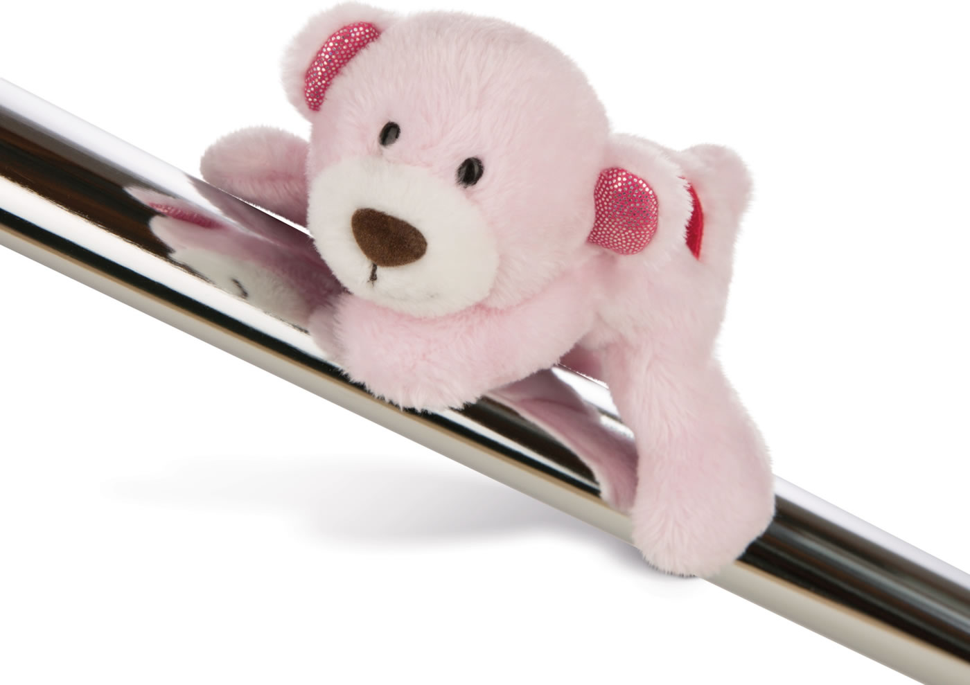 NICI MagNICI Love Elefant – Hellgraues Kuscheltier Mit Magneten, 12 Cm, Für Kühlschrank & Metall