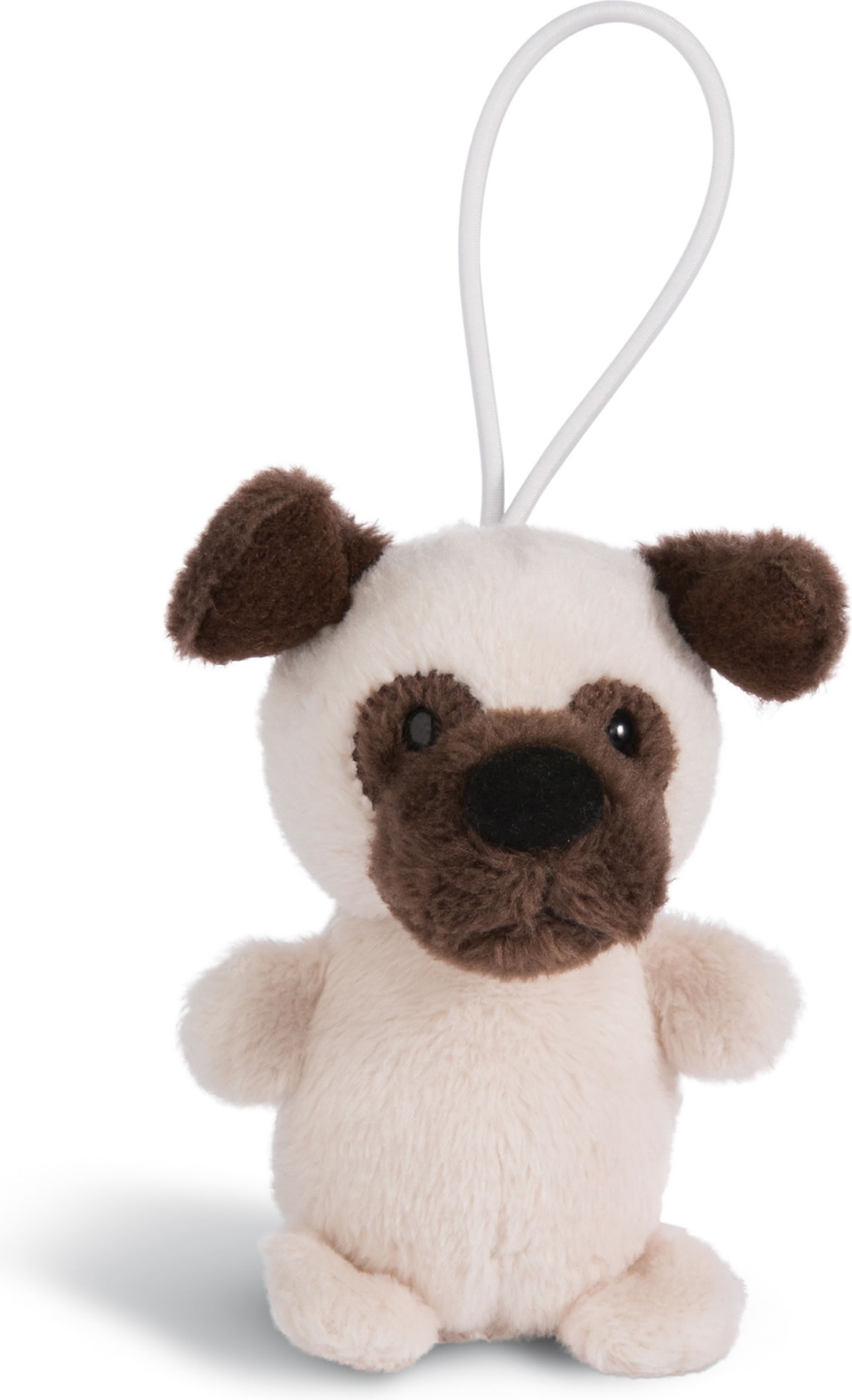 mops spielzeug Nici Mops mit Loop 8 cm stehend Dog Friends 45095 kaufen | papiton.de