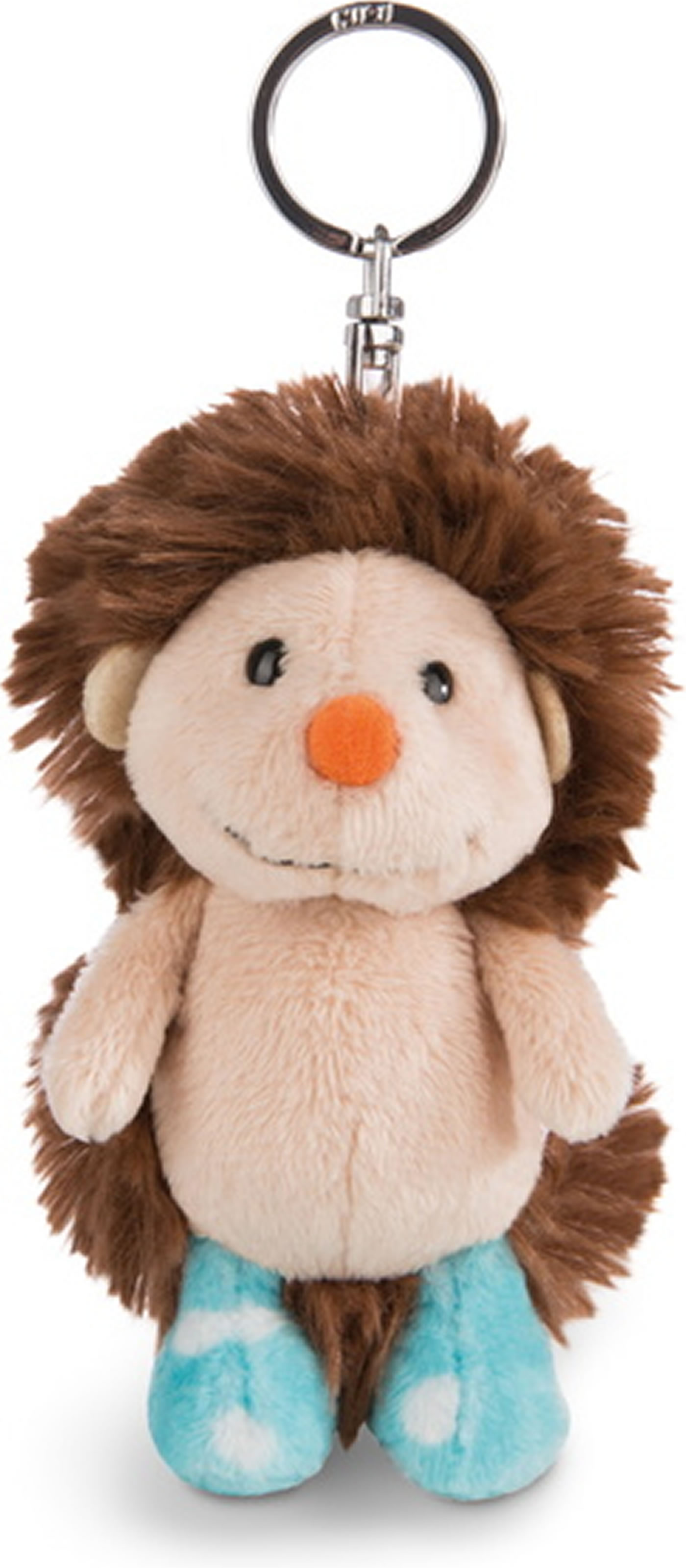 Porte-clés Ours Beige Avec Trèfle NICI - 5cm - Symbole Chance