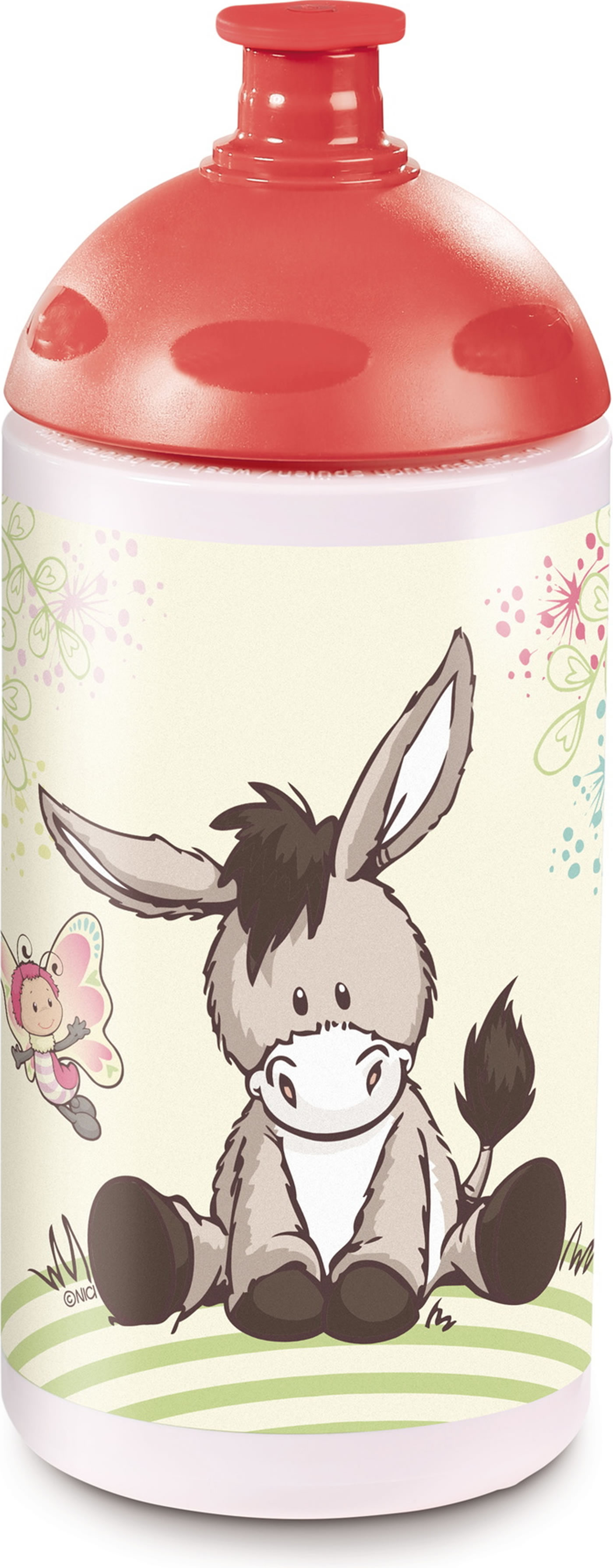 Wooshwa Trinkflasche Kinder, Auslaufsicher Einhandöffnung, Sport Wasserflasche Mit Strohhalm
