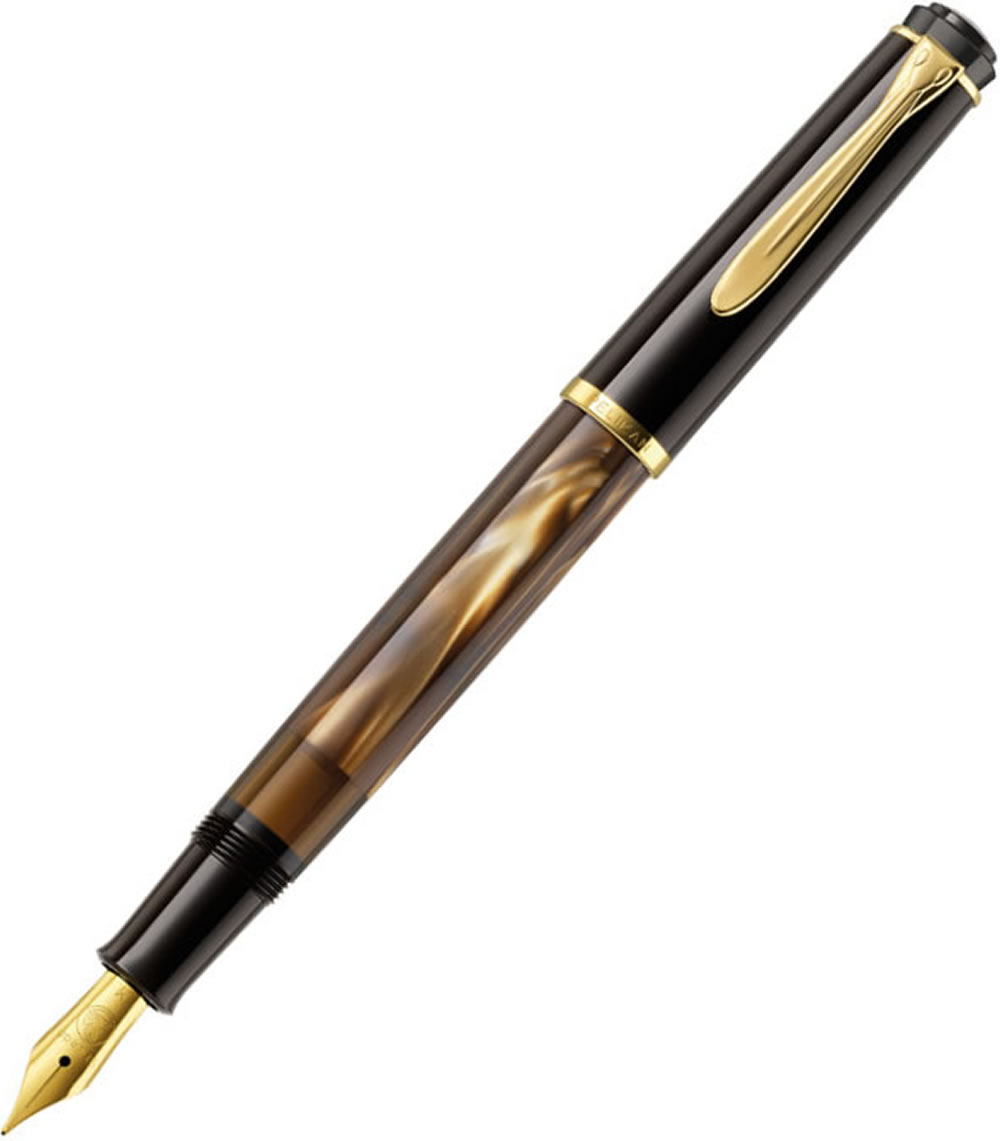 Pelikan Füllhalter Classic 205 – Weiß Mit M-Feder, Kolbenfüller Im Geschenketui