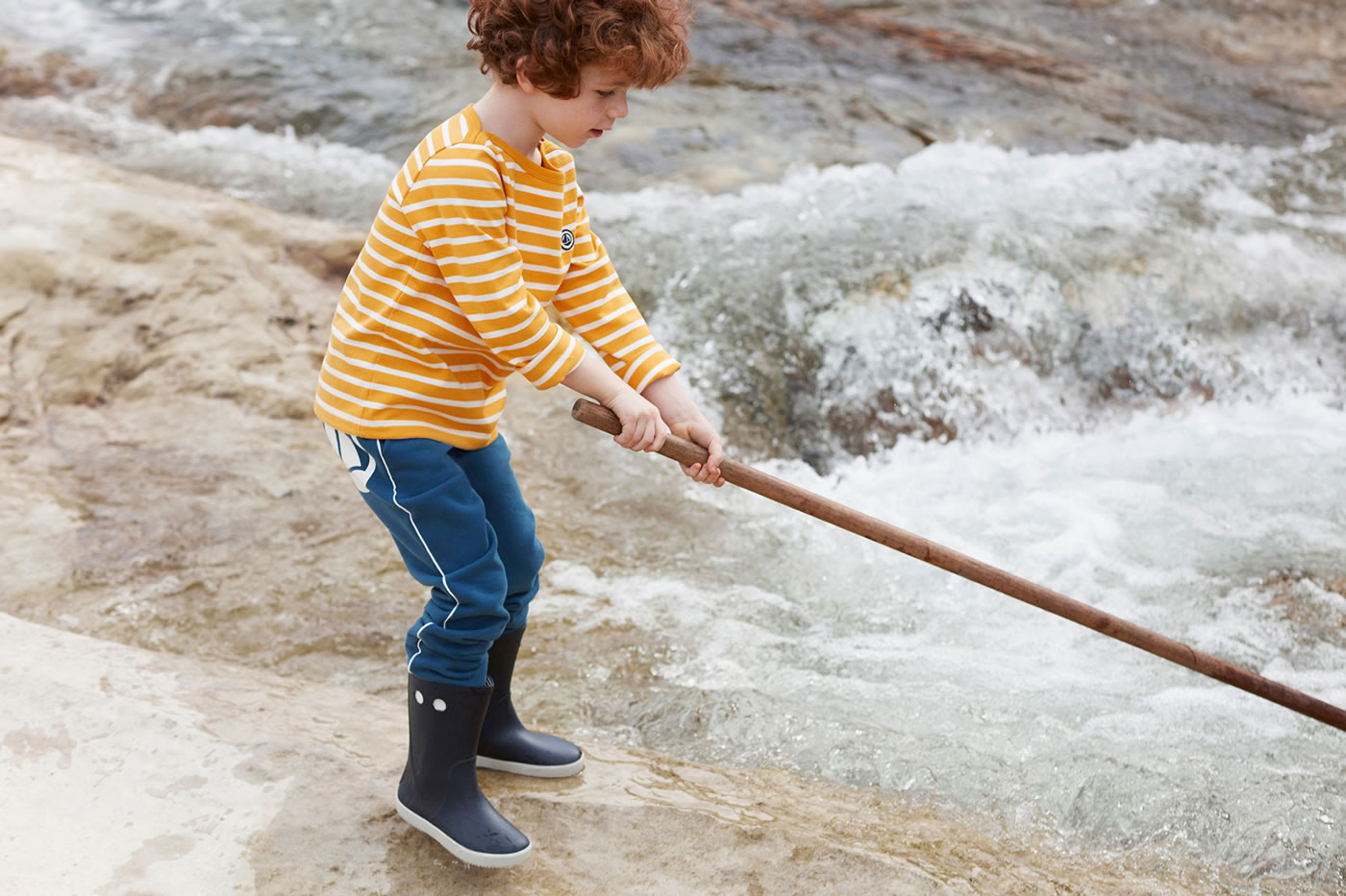 Petit Bateau Mädchen Langarm-T-Shirt - 100% Baumwolle Rosewood