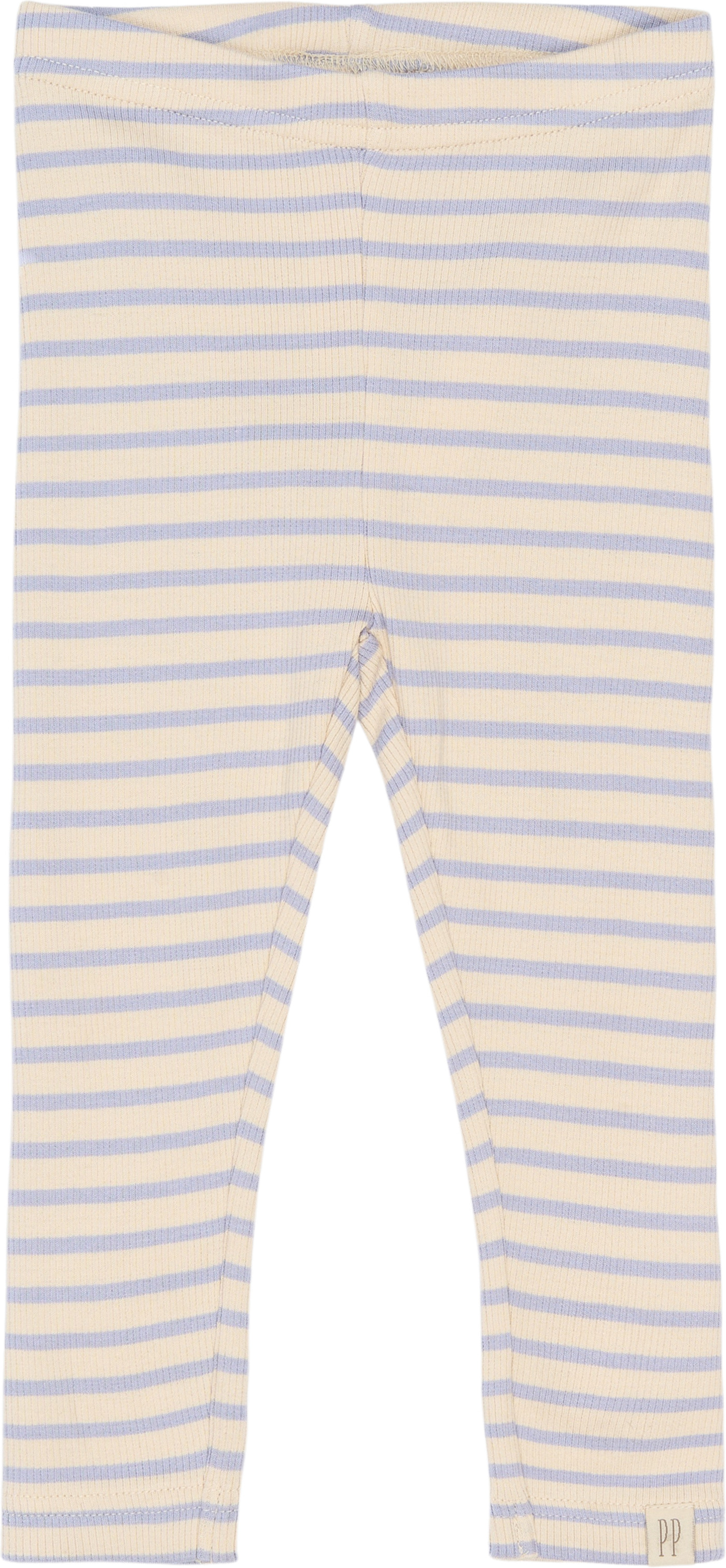 Petit Piao Leggings in Rippoptik aus Bio-Baumwolle und Modal - Cosmic Sky Stripe - 86
