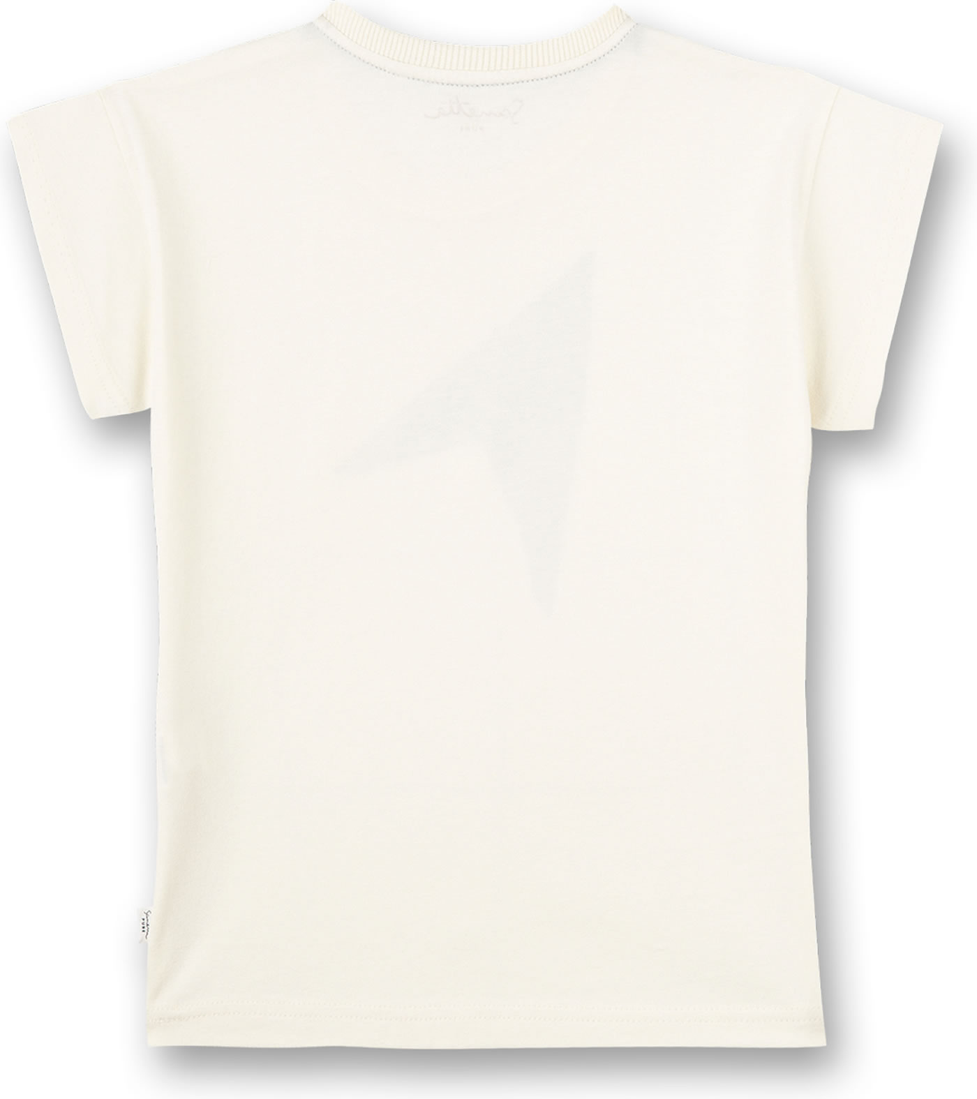Sanetta T-Shirt Bimba In Cotone Biologico 95% – Manica Corta, Colletto Piatto, Lavabile In Lavatrice