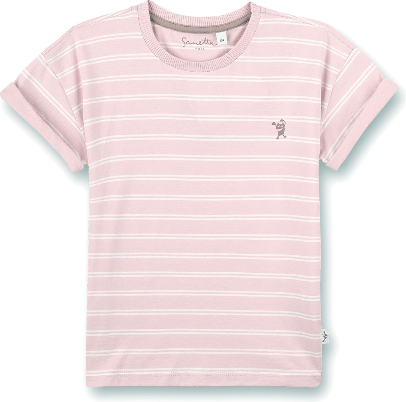 Sanetta 115348 T-Shirt, Grigio foca, 62 cm Bambino