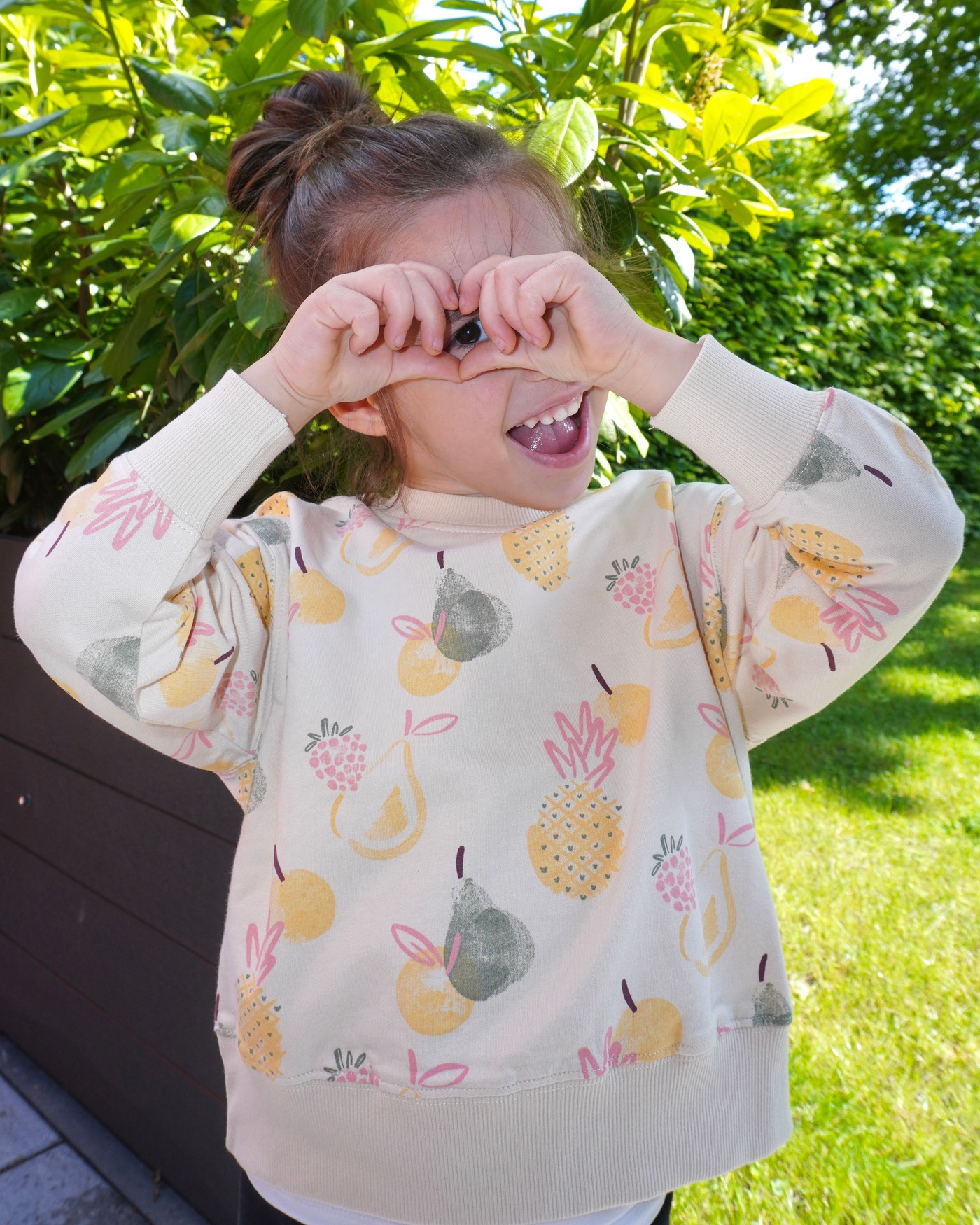 Sense Organics Frühjahrs-Sweater/Pullover 'Dari mit Früchten aus Bio-Baumwolle - - 122