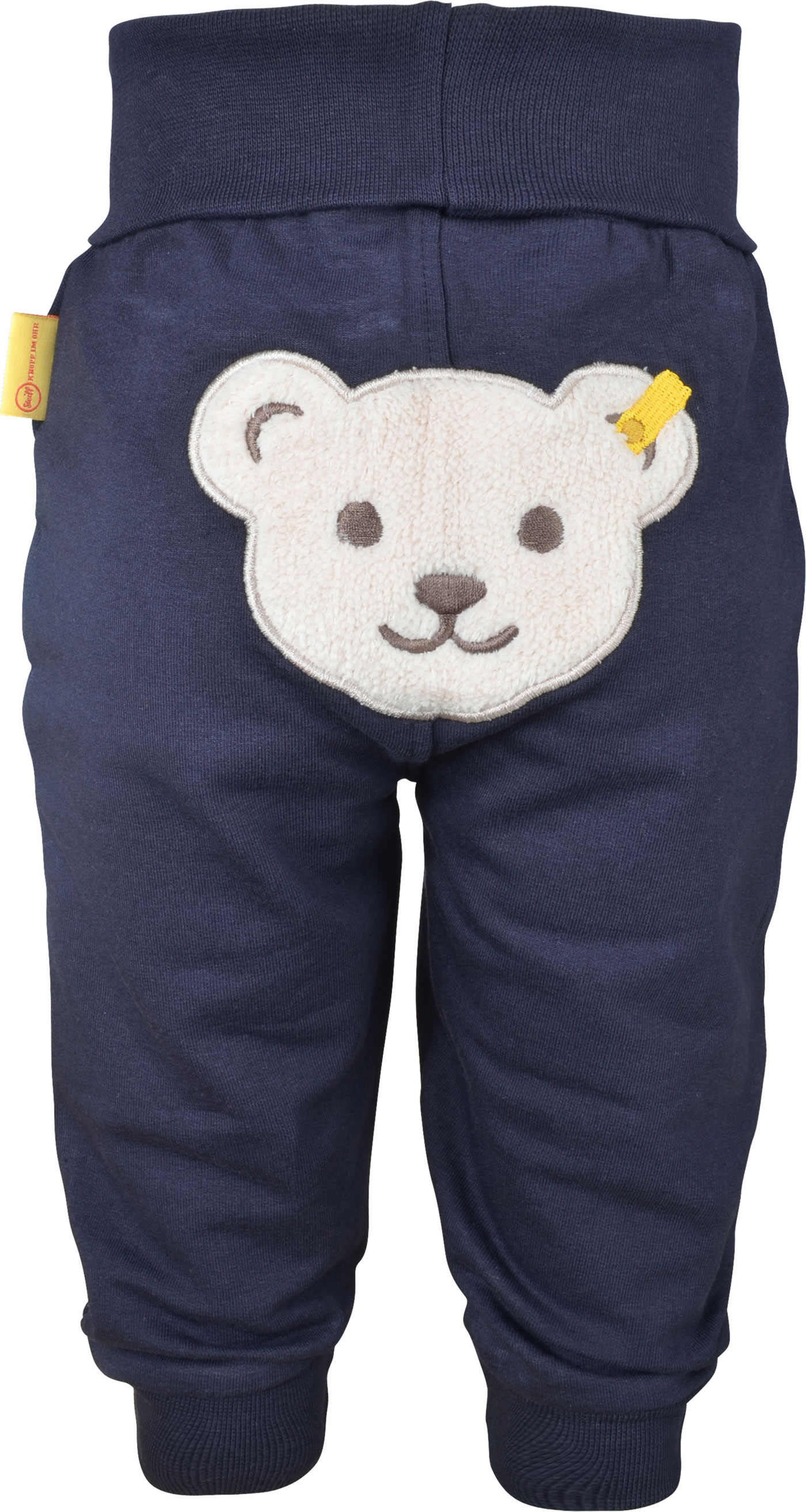 Steiff Jogginghose Jeans Bimba - Pantaloni Jogging Morbidosi Con Orsetto Per Neonata, Colore Rosé