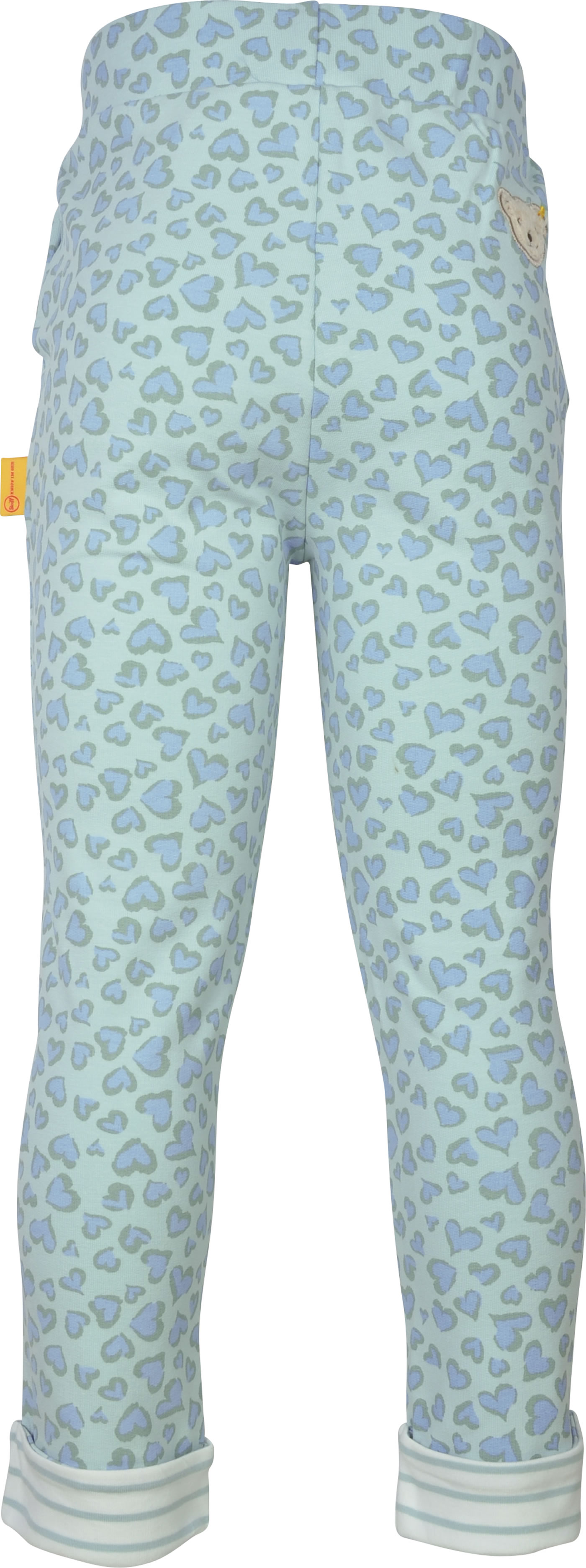 Steiff Jogginghose Jeans Bimba - Pantaloni Jogging Morbidosi Con Orsetto Per Neonata, Colore Rosé