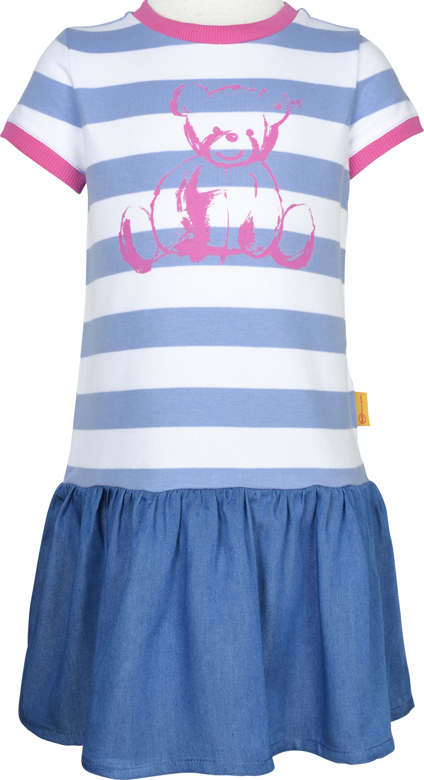 Steiff Kleid Kurzarm Sweet Cherry Forever Blue 6027 Bei Papiton Bestellen