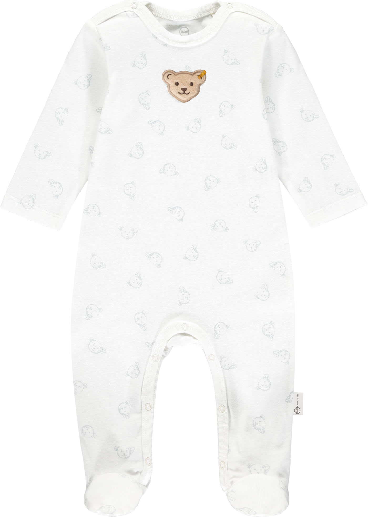 Steiff Basic Baby Foulard GOTS, Bleu céleste, Taille Unique Mixte bébé