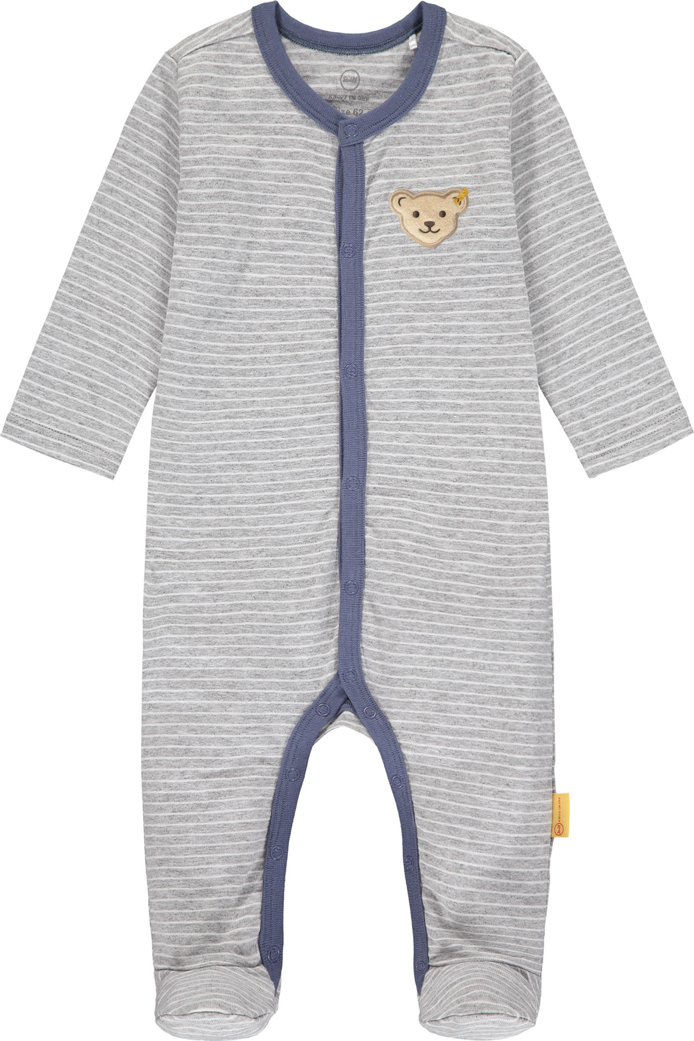 Steiff Baby Strampler Langarm - Zeitloser Teddybär Strampler Für Jungen