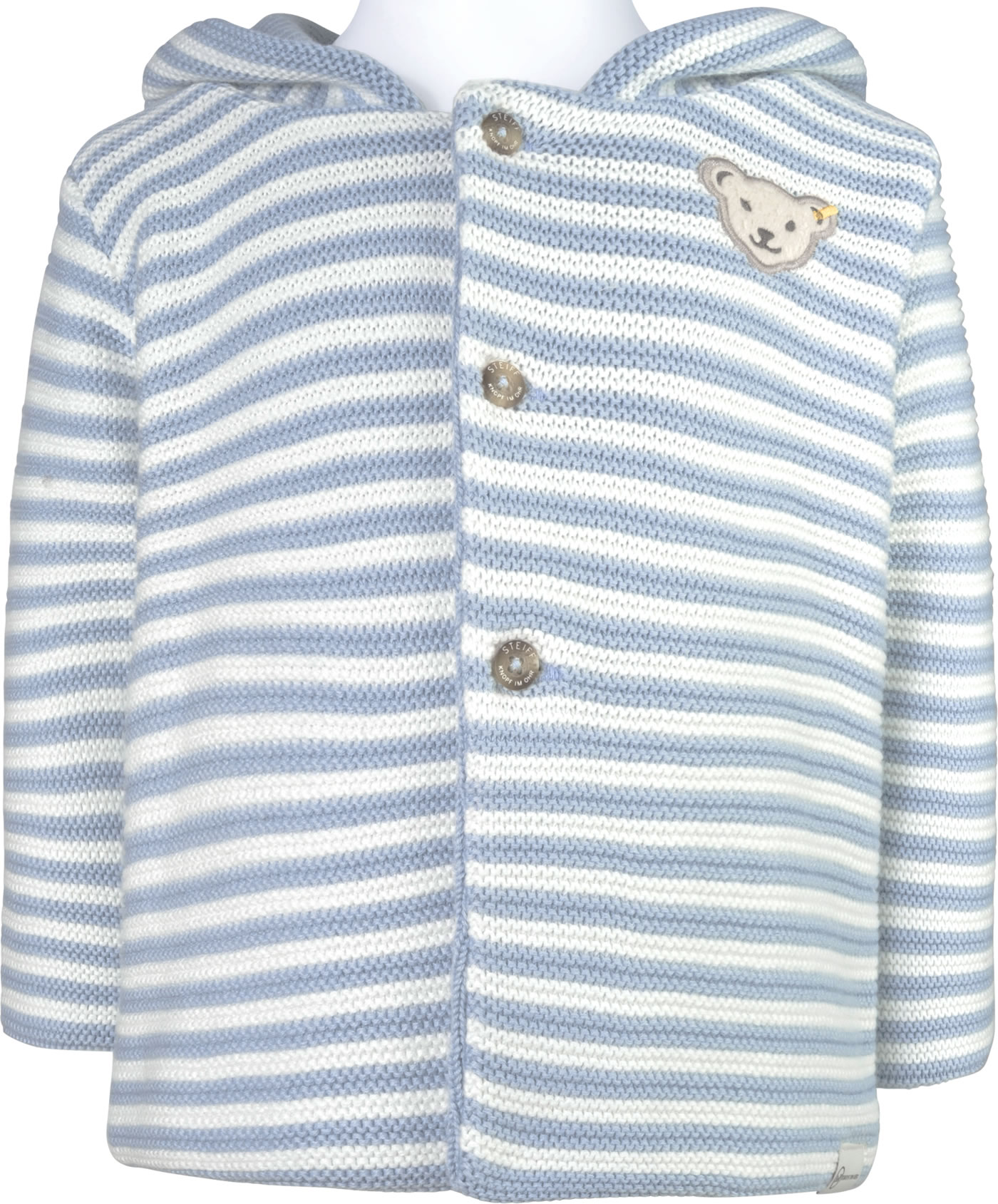 Steiff Basic Baby Decke Ha Ottenuto, Celestial Blue, One Size Unisex-Bimbi