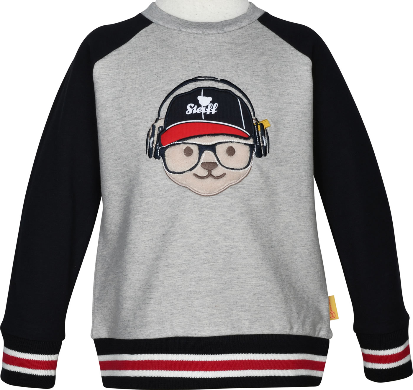 STEIFF®  Mädchen Sweatshirt Shirt großer Bär Blumenkranz 80-122 F/S 2021 NEU! 