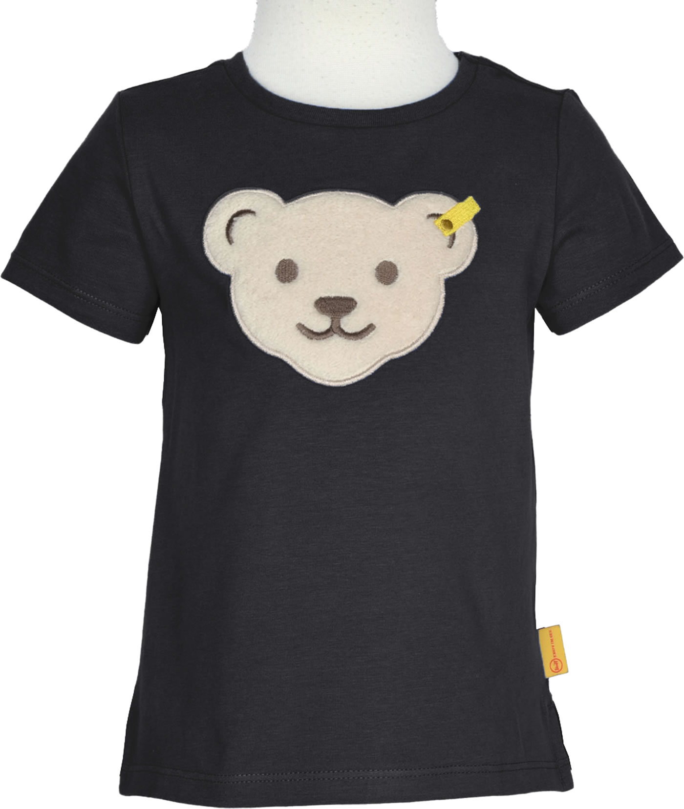 Steiff Baby Mädchen T-Shirt Mit Graffic - Kurzarm Mit Rüschen