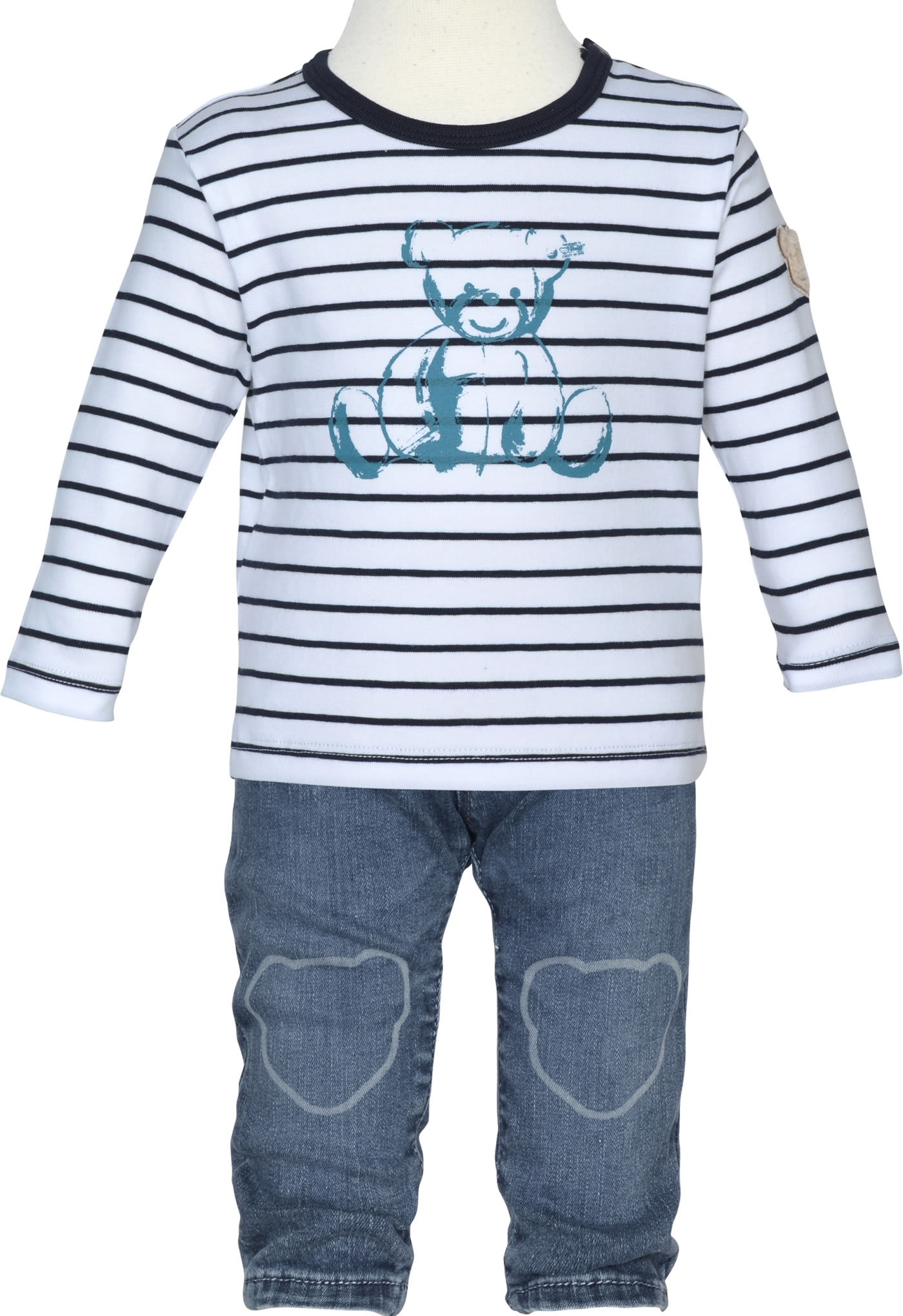 T-shirt Steiff Bambini Steiff Maglietta Maniche Lunghe Bambina - T-shirt Classica In Cotone Abbigliamento Bambini Qualità