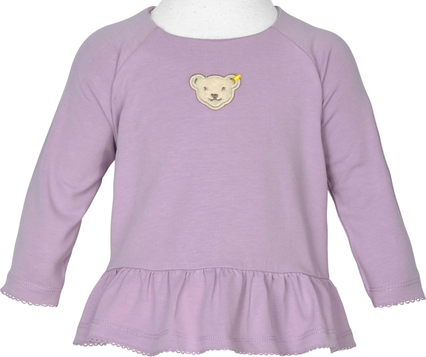 Steiff T-Shirt Langarm, Maglietta A Maniche Lunghe Unisex - Bimbi 0-24