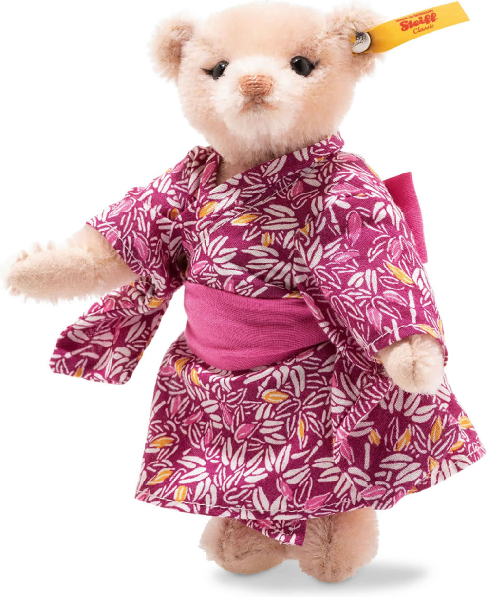 Steiff Teddybär Great Escapes Tokio 15 cm Mohair rosa 026799 kaufen 
