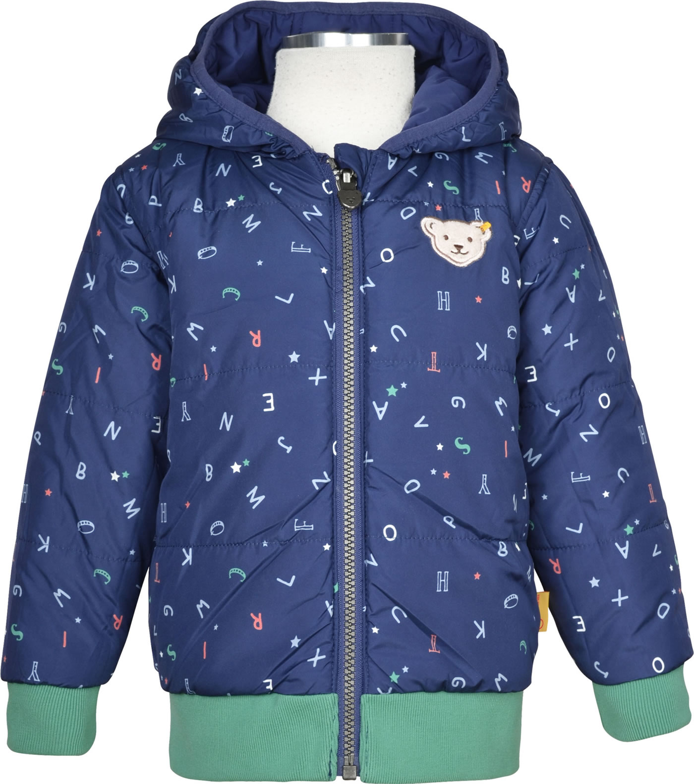 Steiff Jungen Jacke - Kuschelige Outdoorjacke Mit Teddy-Motiv