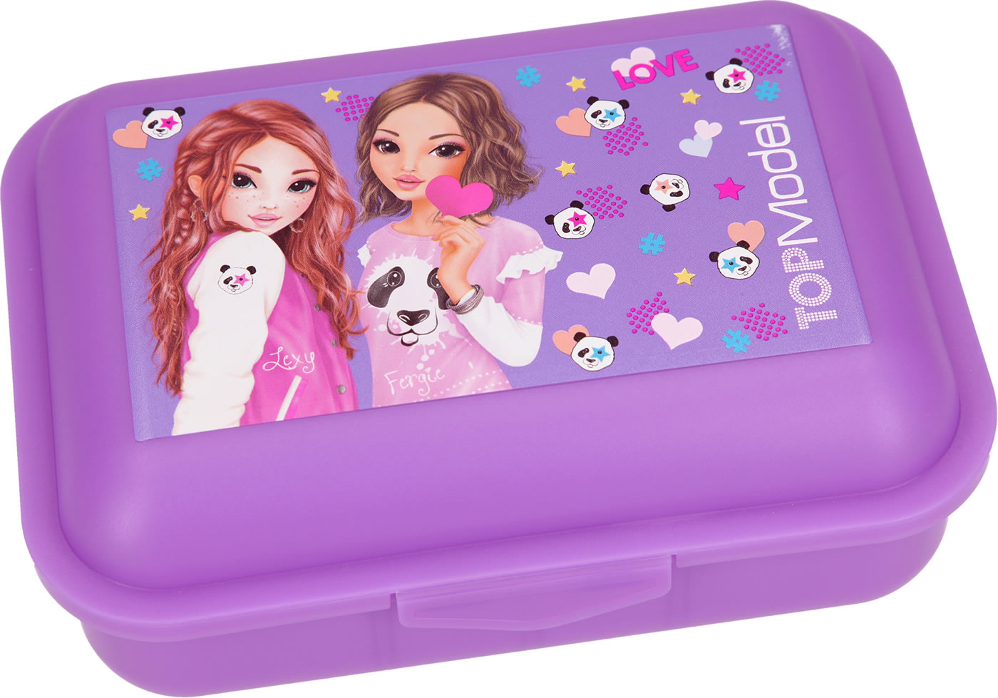 Depesche TOPModel Brotdose Lila - Lunchbox Mit 4 Fächern Für Mädchen