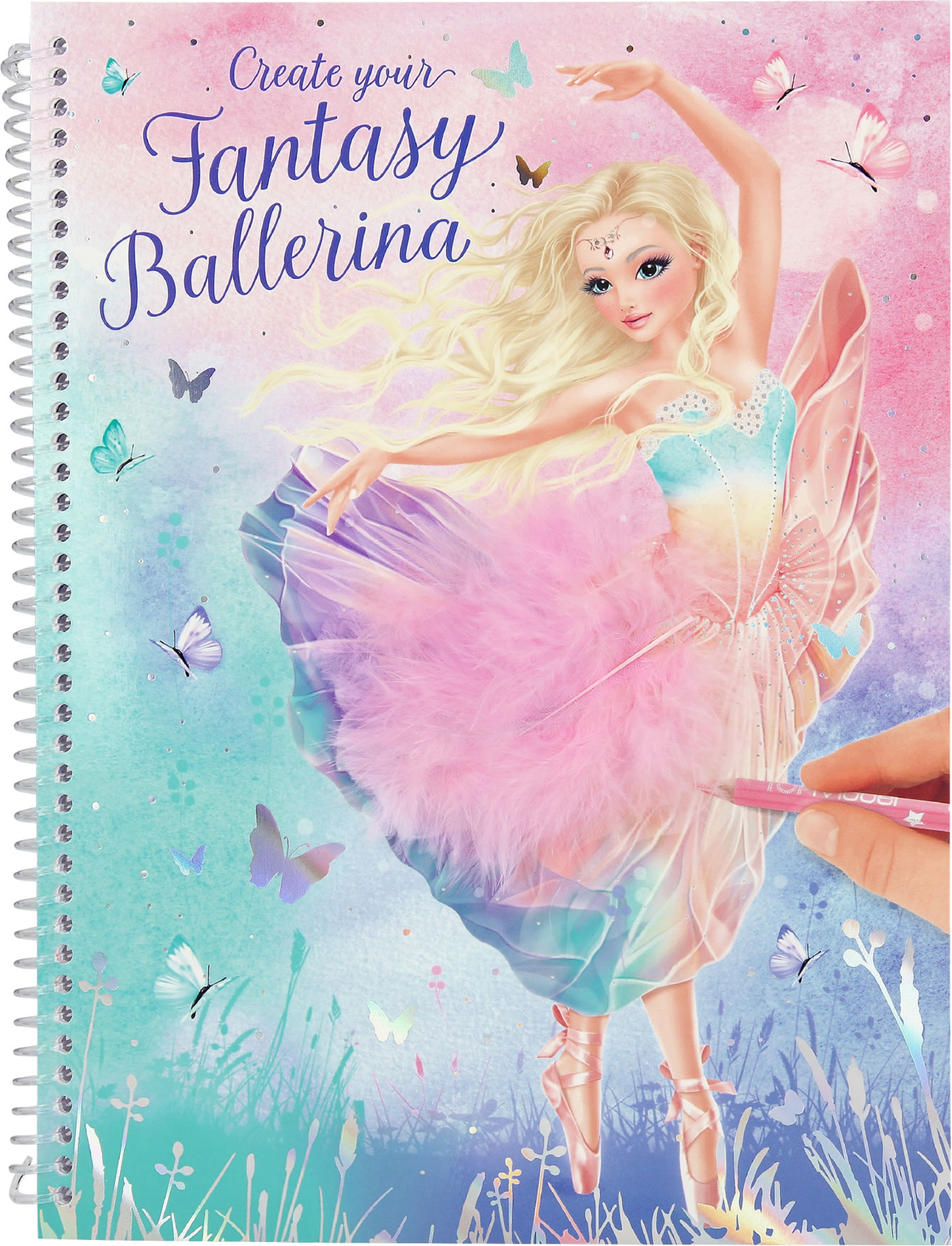 Create your TOPModel Malbuch & Sticker BALLET Ballerina Tanzen Mädchen TOP Model 