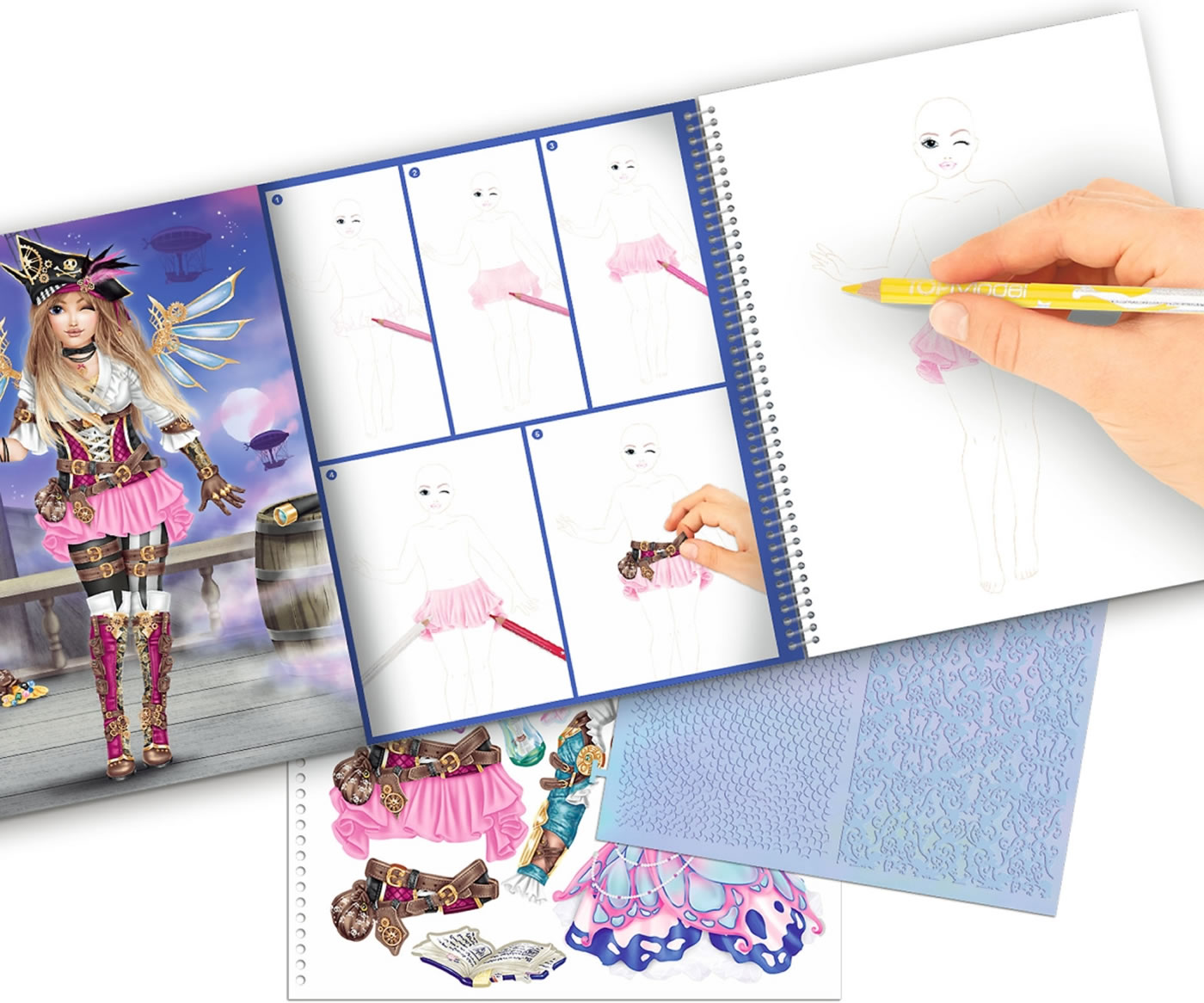 TOPModel Create Your TOPModel Malbuch Mit Stickern FANTASY 12147 Kaufen TOPModel Create Your TOPModel Malbuch Mit Stickern FANTASY 12147 Kaufen