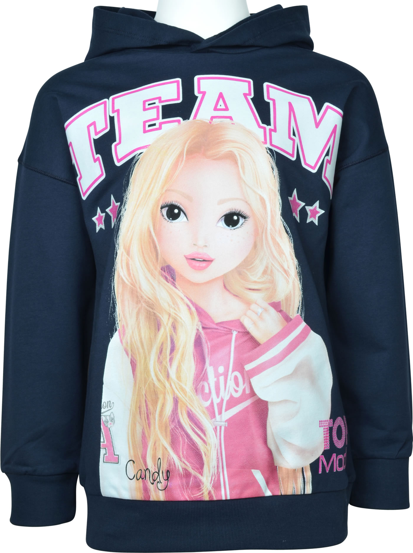 Top Model T-Shirt Manica Lunga Ragazze Candy 75026, Rosa, 100% Cotone, Taglia 152 (12 Anni)