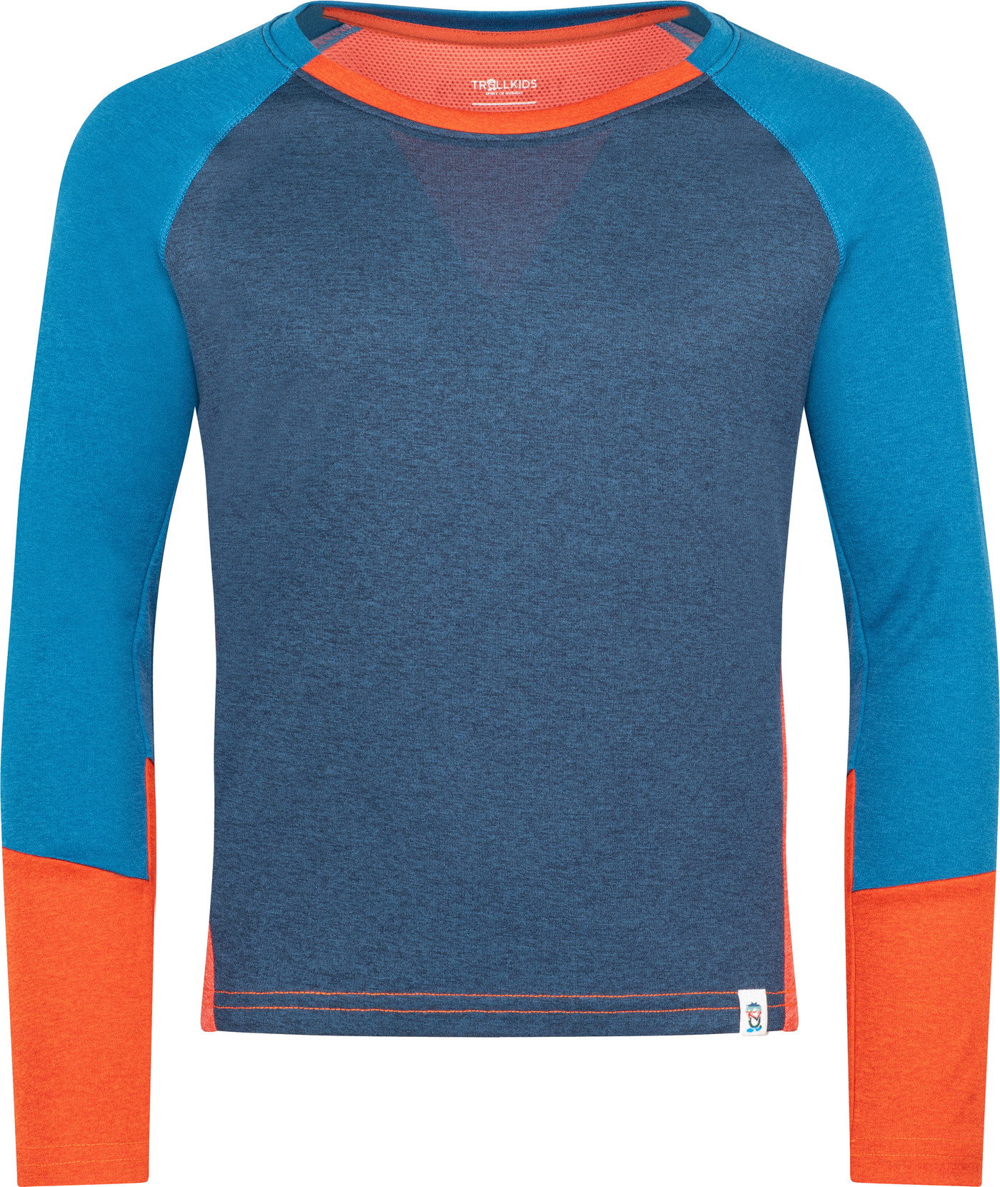 Trollkids Funktions-Langarmshirt 'Seiland' mit UPF 30+ - Mystic Blue/Summernight - 116