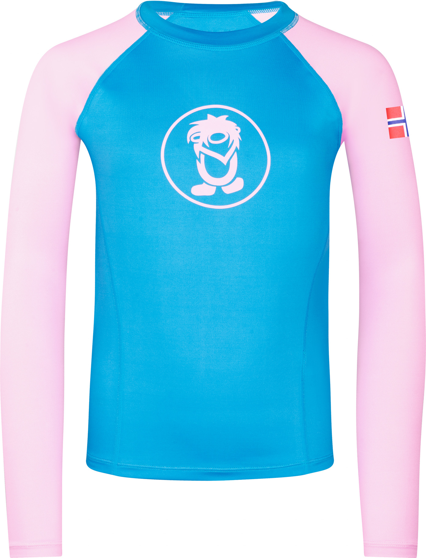 Trollkids Schwimm-Shirt 'Kvalvika' mit UPF 50+ - Dynamic Blue/Candy Pink - 98