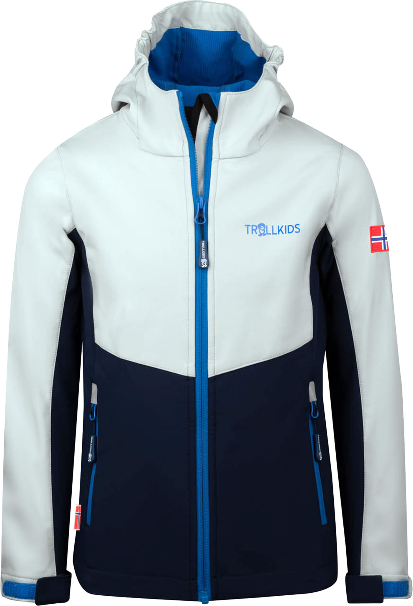 Softshell Jacke Kristiansand Trollkids Jacke Rot Giacca Softshell