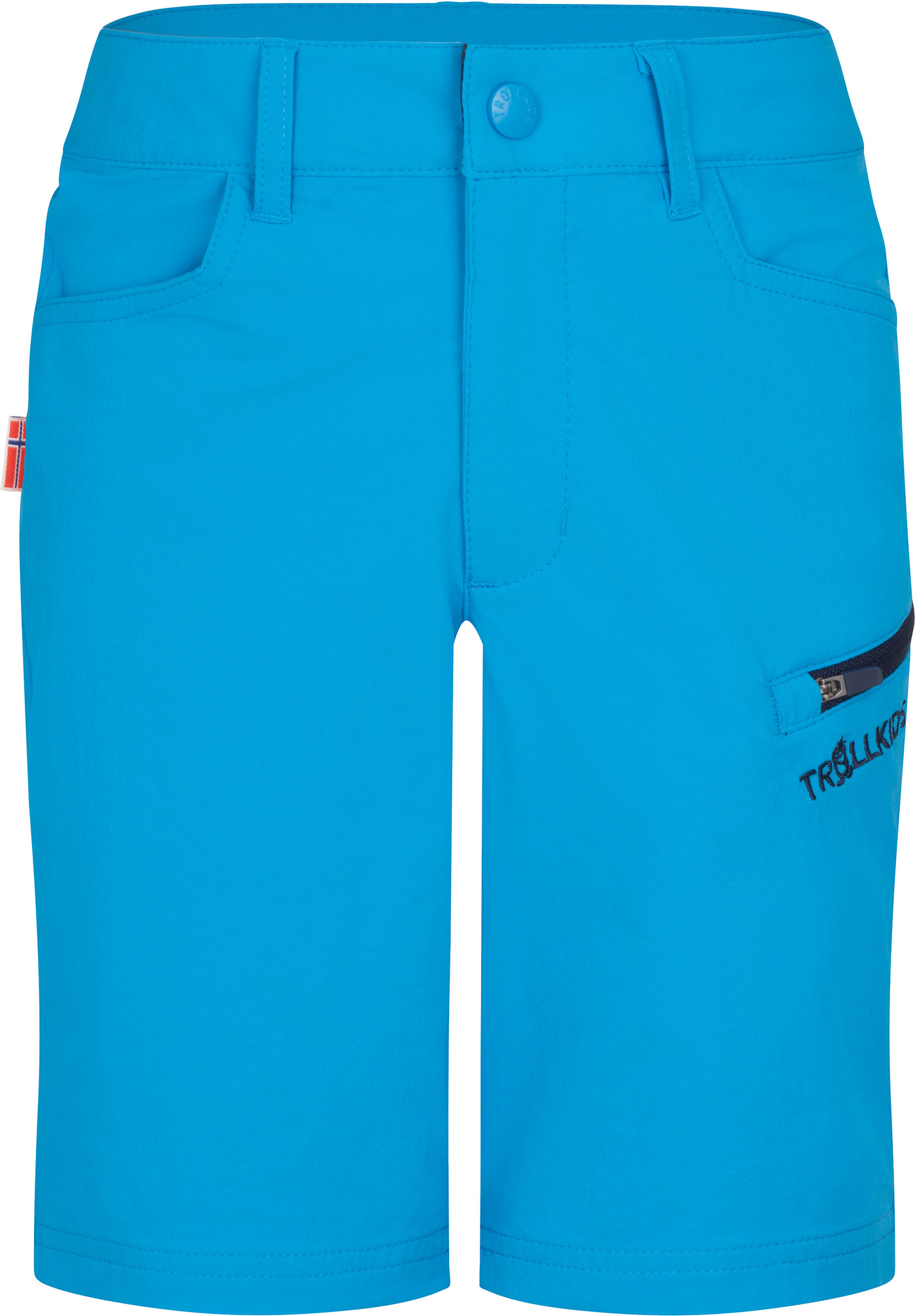 Trollkids Softshell-Shorts 'Haugesund' mit UPF30+ - Dynamic Blue/Navi - 152