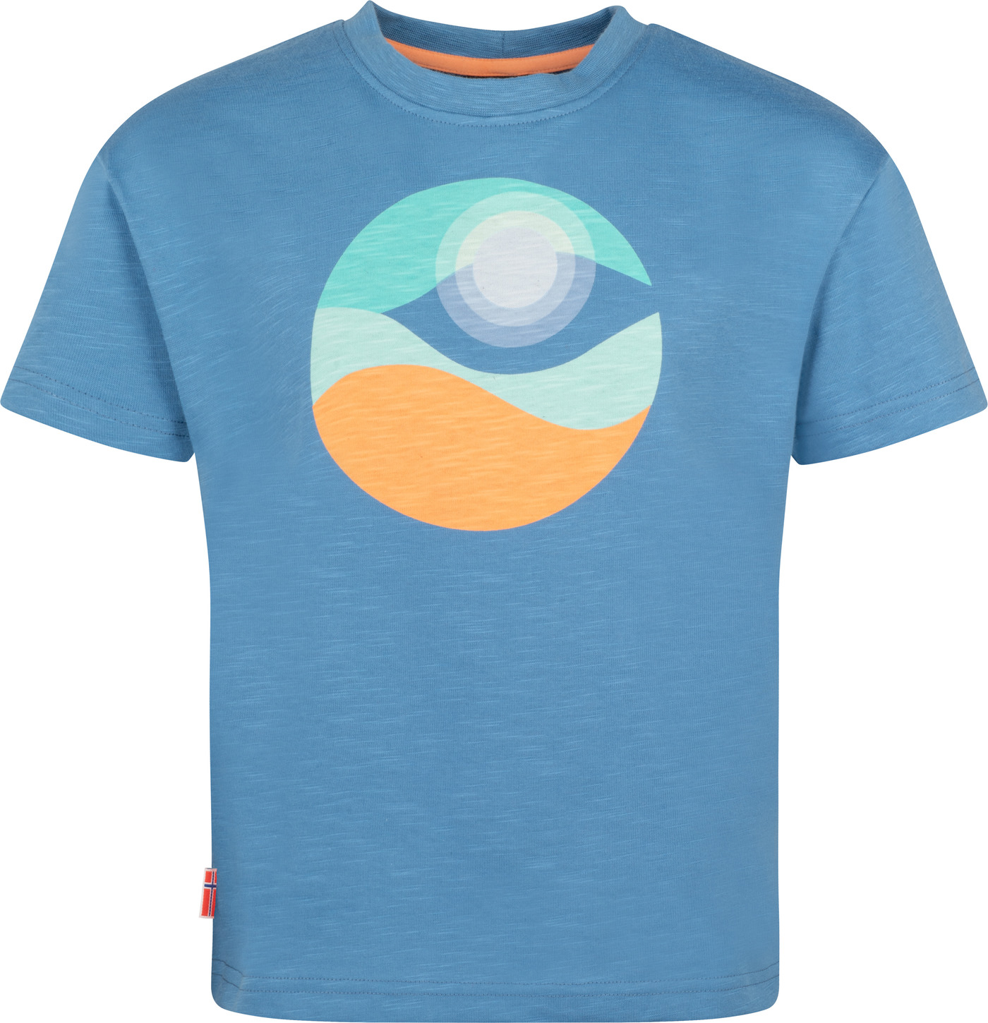 Trollkids T-Shirt 'Girls Halsafjord T' mit UPF 30 + - Cornflower - 104