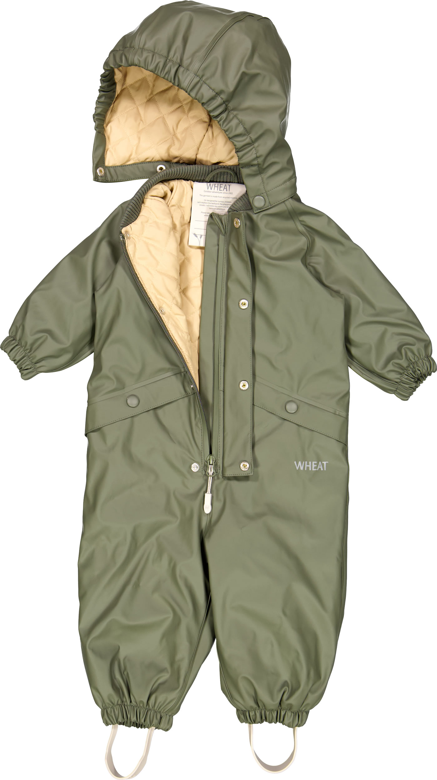 Combinaison De Neige Mixte Enfant Wheat Thermo Regenanzug Aiko - Imperméable Respirante - Rembourrée Légère