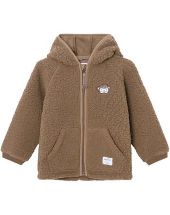 Affenzahn Fleece jacket with hood Anno AFFENZAHN wood