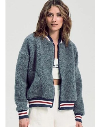 Alwero Damenjacke/Bomberjacke aus Wolle 