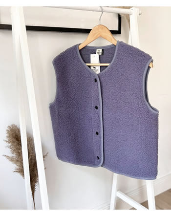 Alwero Damenweste mit Knöpfen aus Wolle 