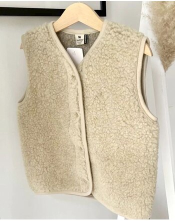 Alwero Kinderweste Wolle TYB JUNIOR - Sand Brown