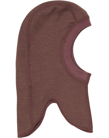 CeLaVi Balaclava/Schlupfmütze aus Merinowolle/Viskose - Marron
