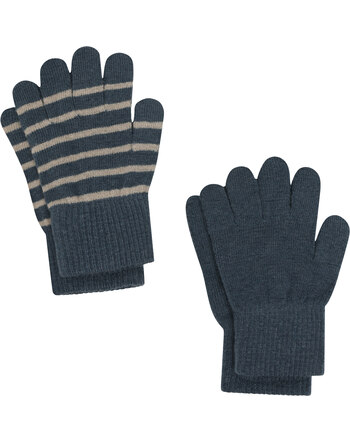 Celavi Fingerhandschuhe im 2er-Set aus Wolle - Stormy Weather