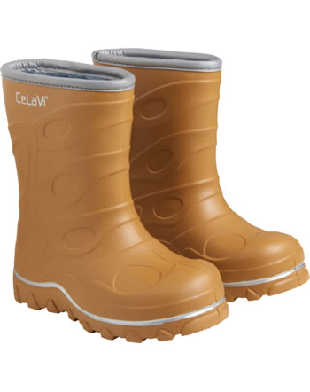 CeLaVi Rubber boots Thermo Boots buckthorn brown