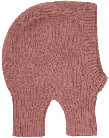 CeLaVi Schlupfmütze aus Merinowolle und Baumwolle - Brick Dust